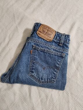 Vintage Levi's 505 Orange Tab Regular Fit Size 31x32 Made In The USA